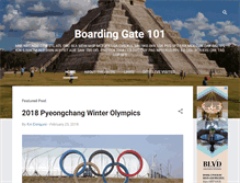 Tablet Screenshot of boardinggate101.com